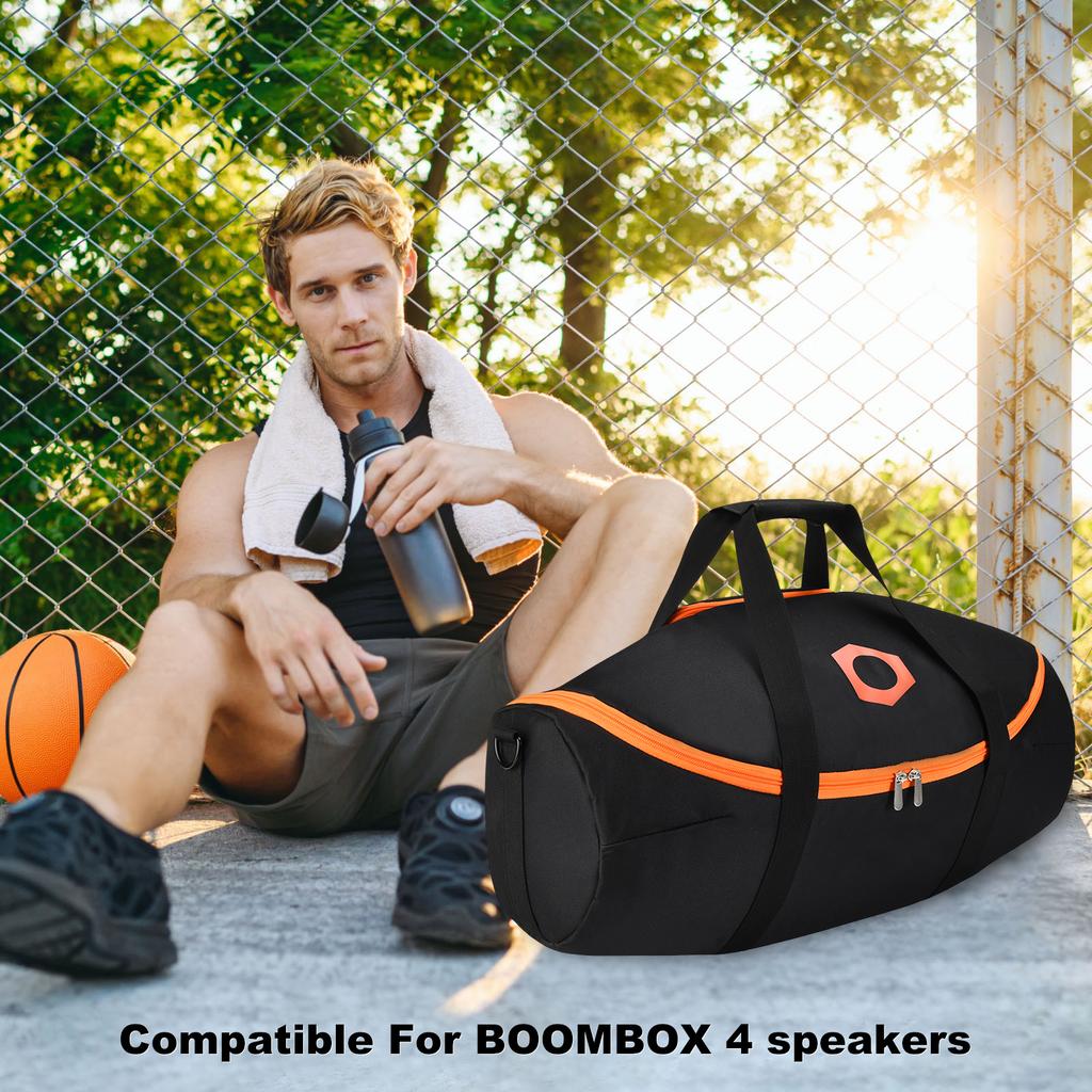 Portable Shoulder Bag with Detachable Strap Carrying Strap Storage Case Compatible for JBL Boombox 4 Storage bag