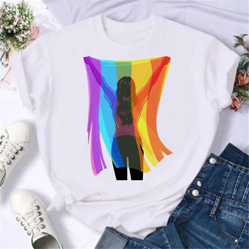 Summer New Fashion Graphic Print Lgbt T Shirts Women Funny Tshirts Casual Short Sleeves Tops Tees Female Unsiex Clothes