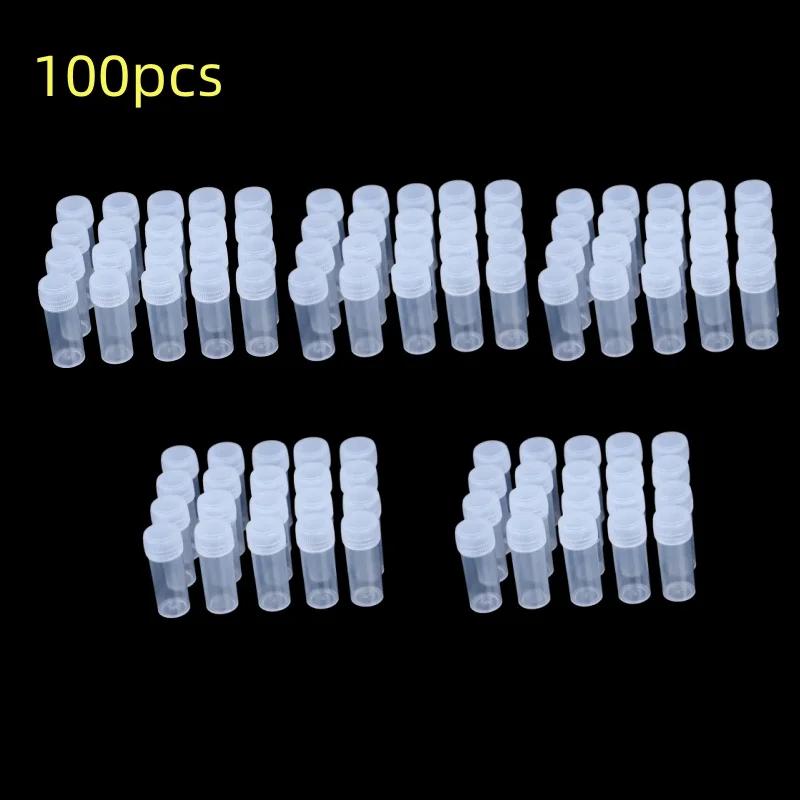 5ml Plastic Small Bottles Sample Pot 5g Mini Clear Packing Containers For Medicine Pill Liquid Powder Capsule Storage