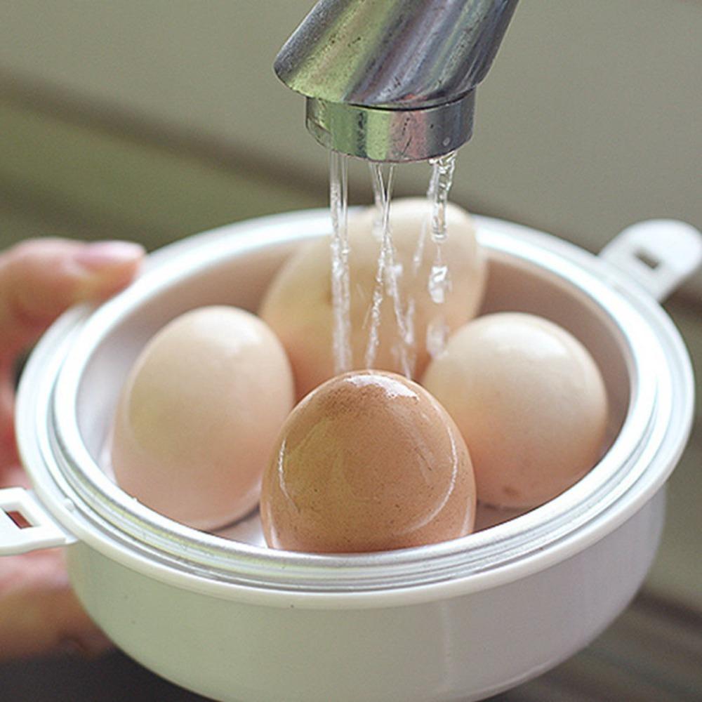 Nuovo Delizioso Bollitore per Uova a Forma di Pollo Vapore Uova 4 Uova 1Uovo Microonde Cuoci Uova Strumento di Cottura Accessori da Cucina
