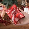 4pcs/bag Laser Christmas Candy  Packaging Paper Box Christmas Eve Gift Bag Diy Gift