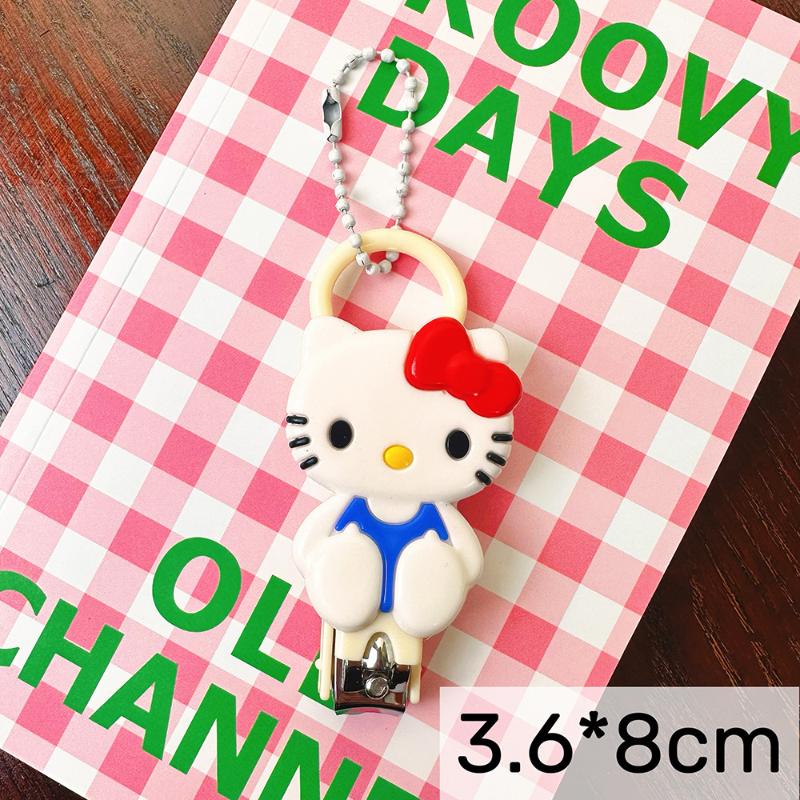 1 шт. Инструменты для маникюра для девочек Sanrio Hello Kitty Кусачки для ногтей Kuromi My Melody Cinnamoroll Милые кусачки для ногтей Рождественские подарки Hello Kitty B