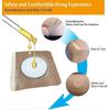 12PCS 3.2 inch Hypoallergenic Castor Oil Pack Wrap for Belly Button, Disposable Castor Oil Wrap Patches Pad with High-Abs