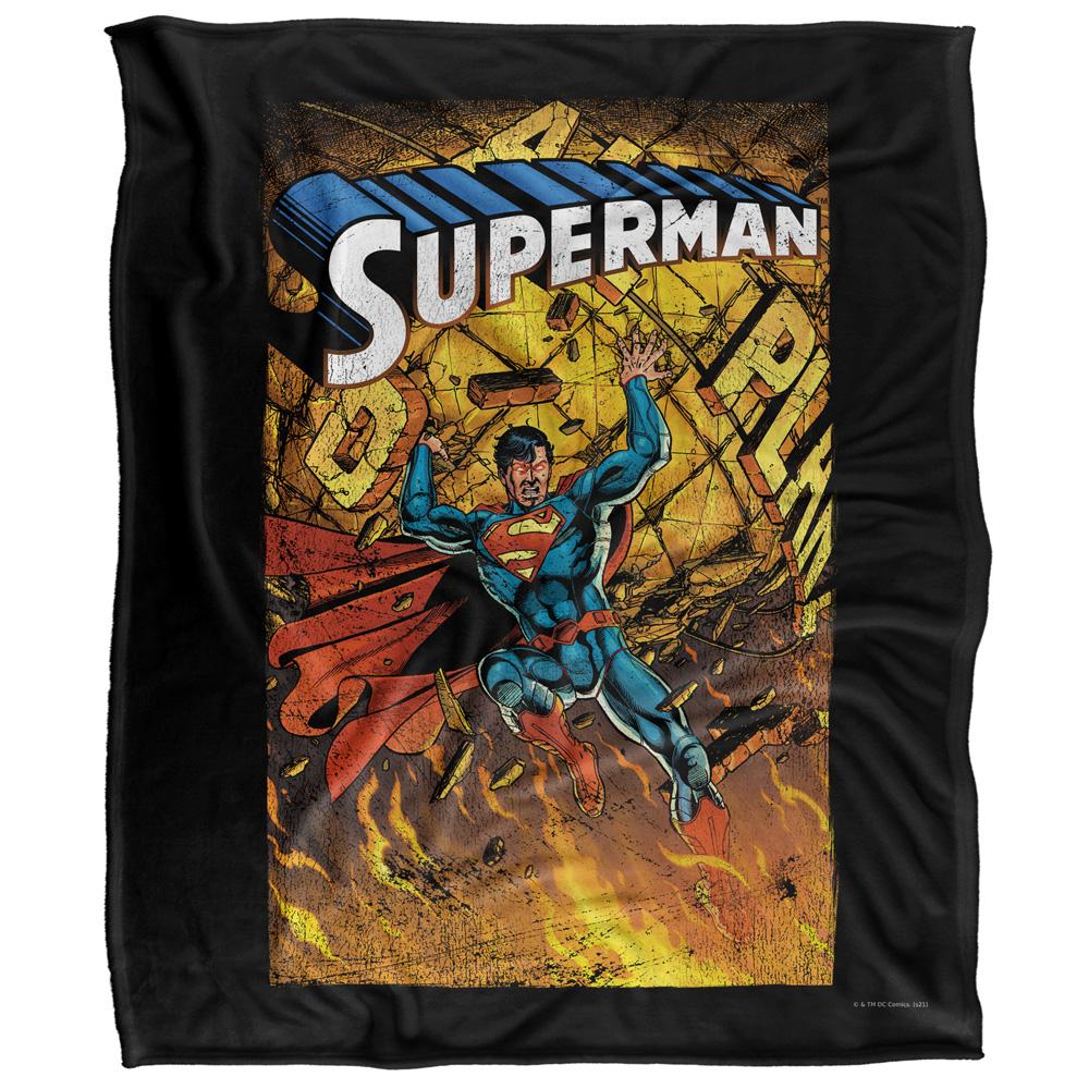 Superman Silky One Supersoft Blanket