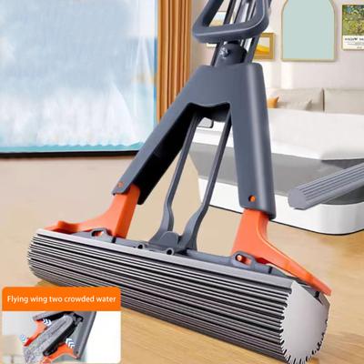 Super Absorbent Sponge Mop Refills Long Handle Ergonomic Design Self-Squeeze Small Mop
