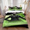 3-teiliges Nova-Futuristic-Warrior-Kostüm-Heimdekorations-Bettwäscheset – Universelles Dreiteiler-Set für Schlafzimmer, Gästezimmer, Wohnzimmer, Hotel – Perfekt für