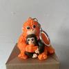 Beskyt Punch The Monkey Punch Monkey Dukke Nøglering Sød 3D Abe Dekoration Hængende Nøglering Anime Tilbehør Legetøj Fødselsdagsgave