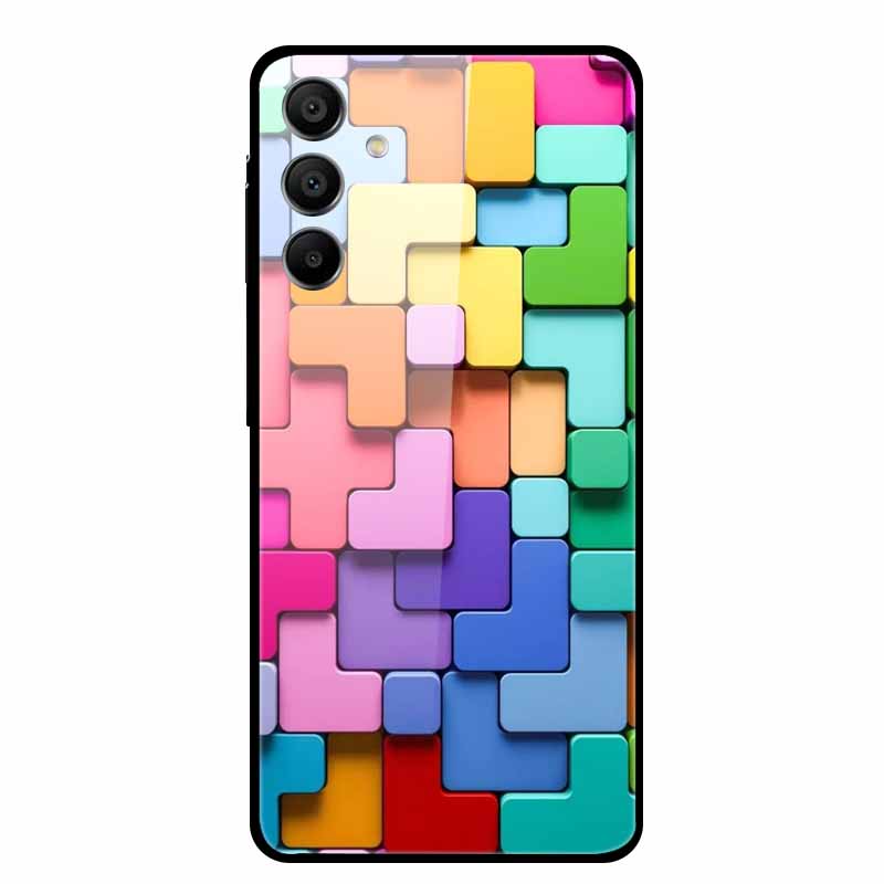 Tempered Glass Case for Samsung Galaxy A16 5G Back Cover Hard Case for SamsungA16 Phone Case Fundas Cool Protective Cute Bumper