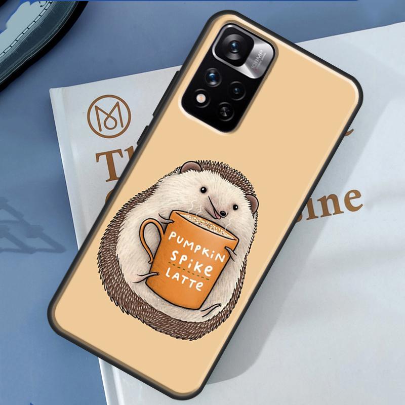 Kawaii Hedgehog Case For Xiaomi Redmi Note 14 13 11 9 10 12 Pro 9S 10S 11S 12S Redmi 10C 12C 13C 14C Cover
