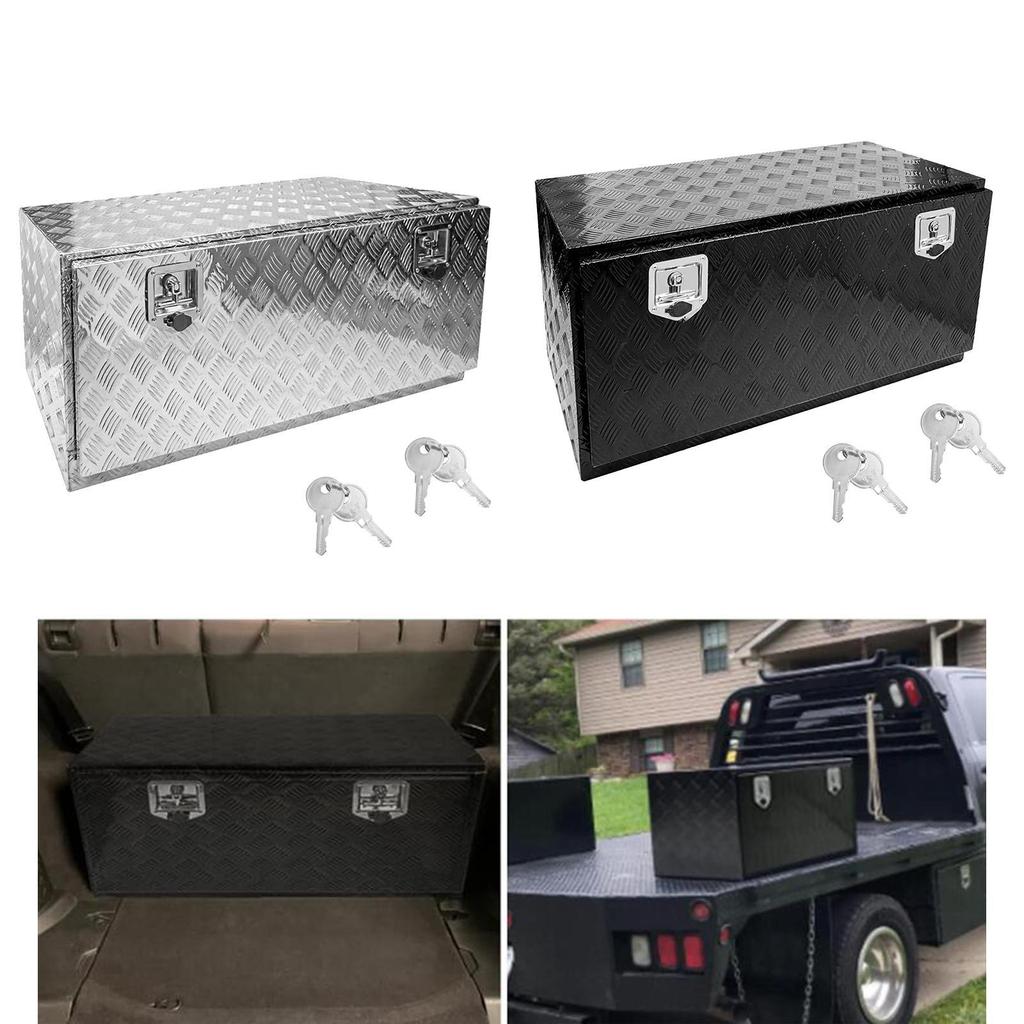Trailer Chest Box Underbody Storage Garage Case Gardening Truck Bed Tool Box