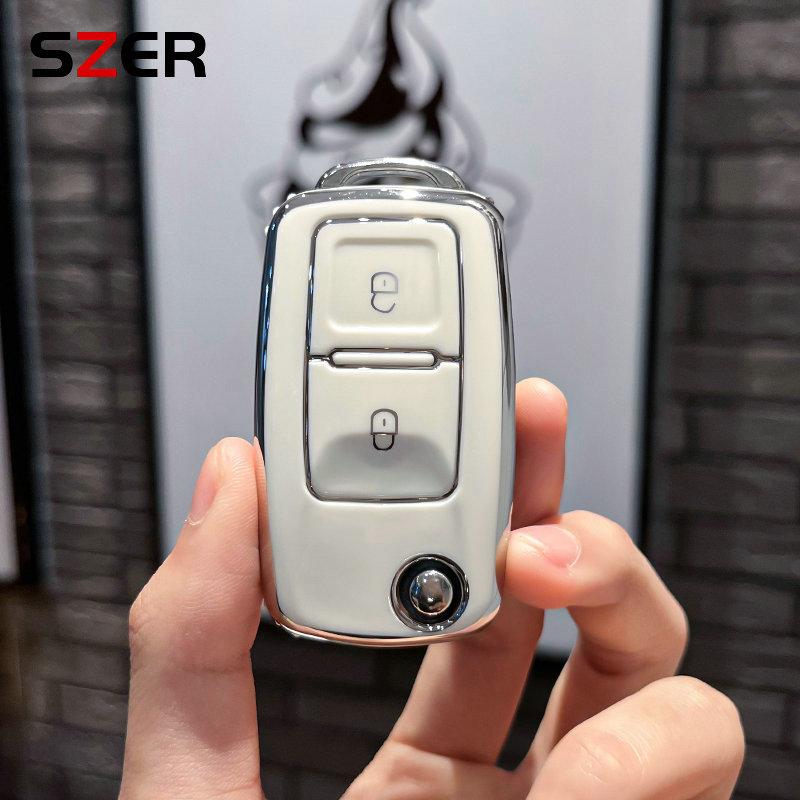 2 3 Buttons For VW Volkswagen MK4 Bora Golf 4 5 6 Jetta Passat Polo Bora Touran Skoda Seat New TPU Car Key Case Cover Shell Fob