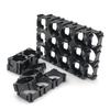 21700 Battery Holder Bracket Cell Safety Anti Vibration Plastic Brackets For 21700 Batteries Diameter 21.2mm Hole Pitch 23mm