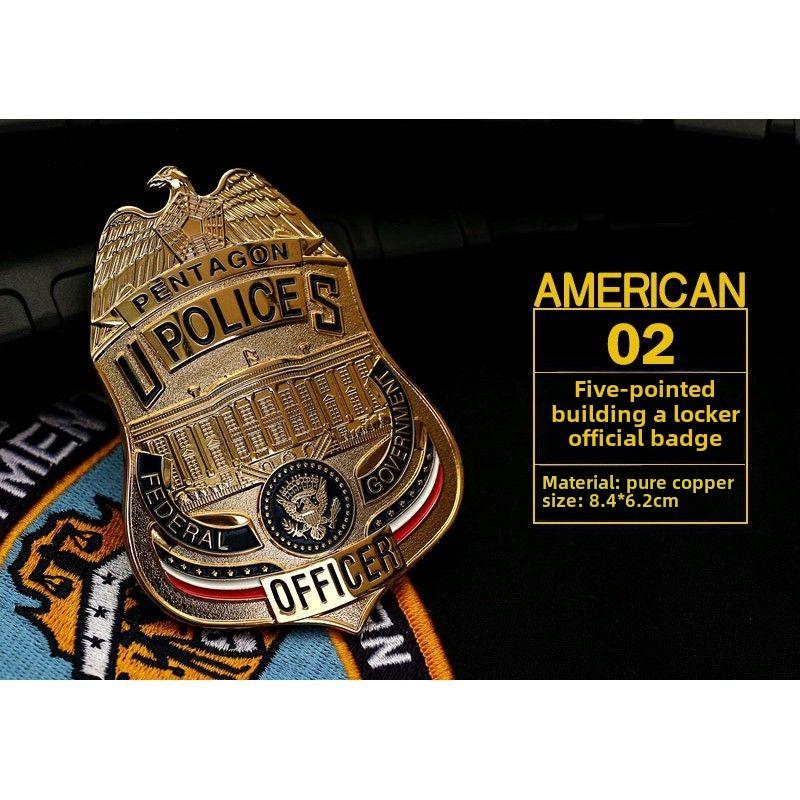 

Военный фанат Металлический значок Бронзовая медаль на воротнике Наплечный значок Значок США Значок на шляпу Значок 02