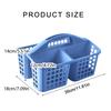 Portable Shower Storage Basket Functional Bathroom Organizers Holder for Cleaning Products and Personal Care Items