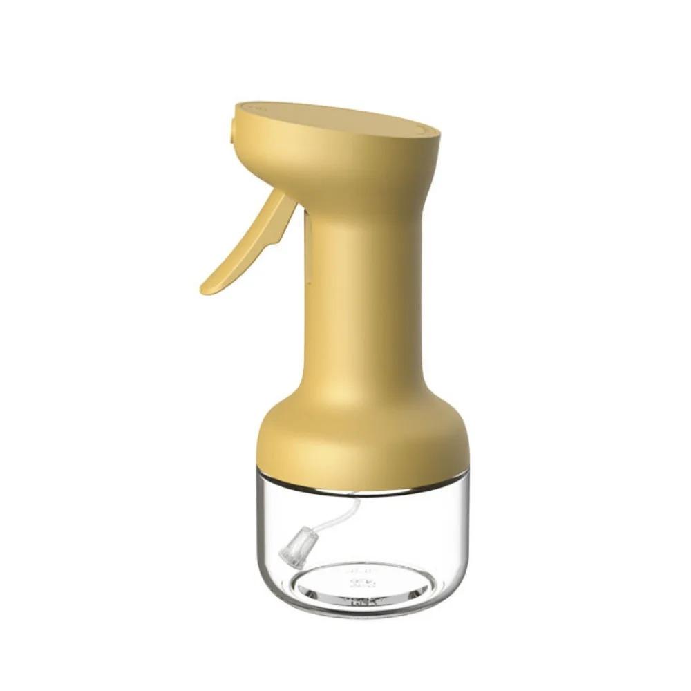 Practical 280/450ml Atomized Oil Spray Press Glass Oil Dispenser Transparent Body Leak-proof Cooking Spray Bottle Baking
