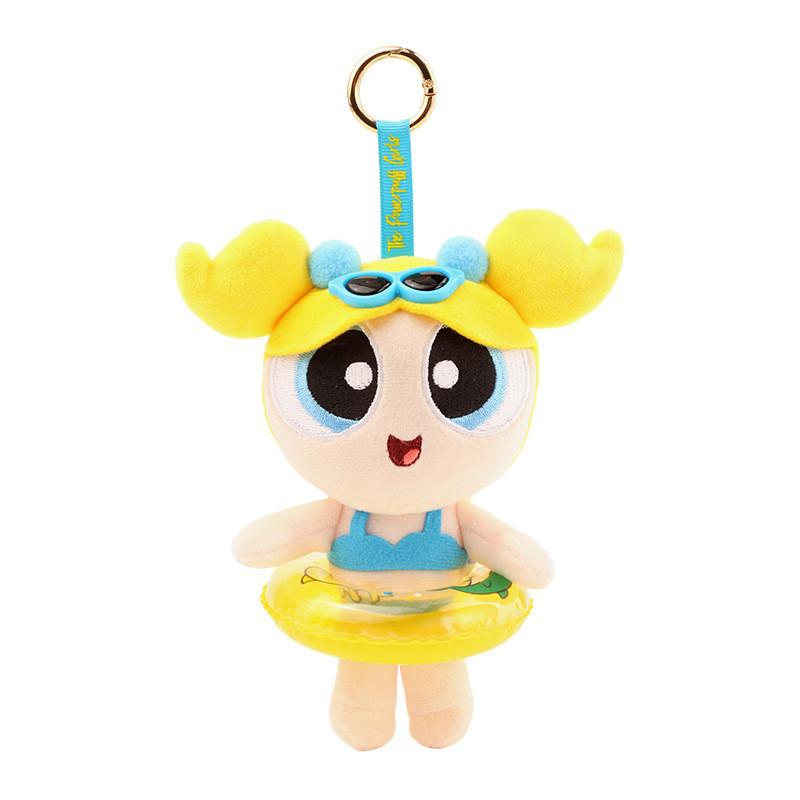 The Powerpuff Girls Plush Keychain With Soft Short Fur For Collectors