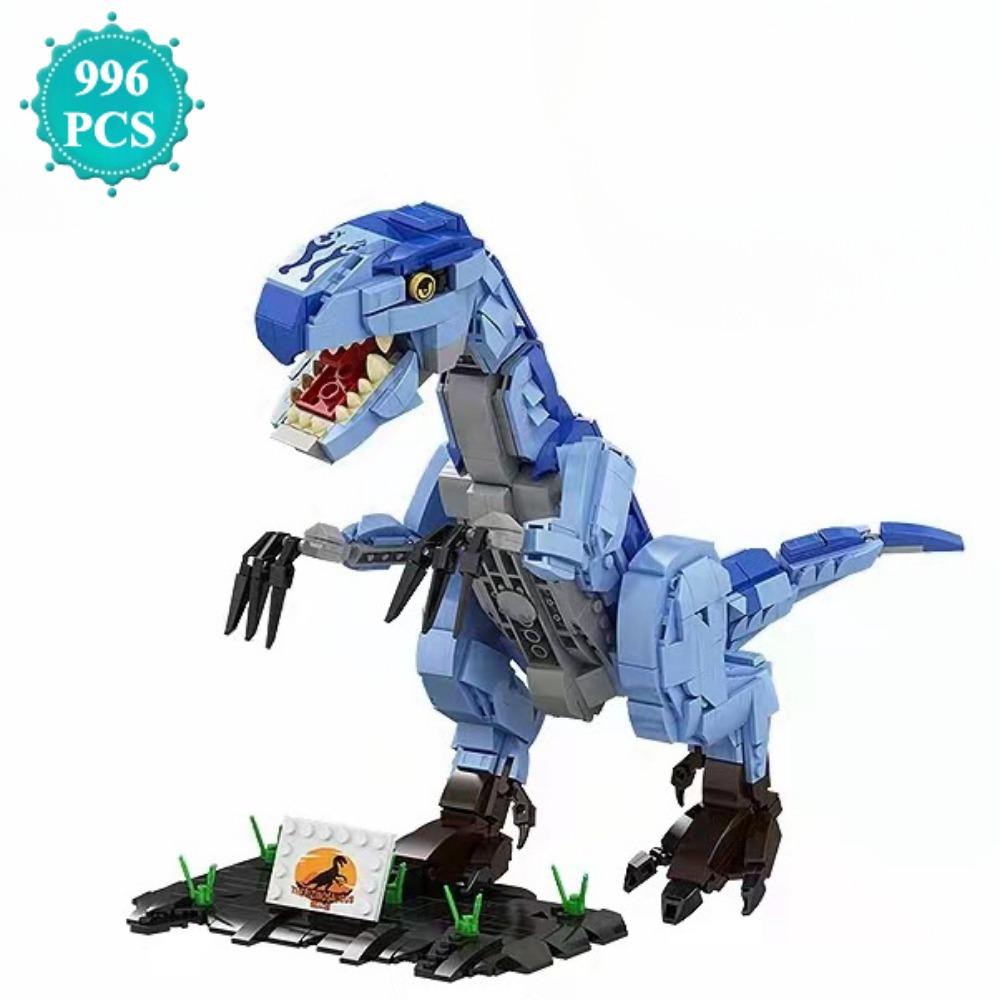 Jurassic Dino World Building Blocks T-Rex Dinosaurs Park Figures Diy Assemble Model Toys Kids Gifts For Display