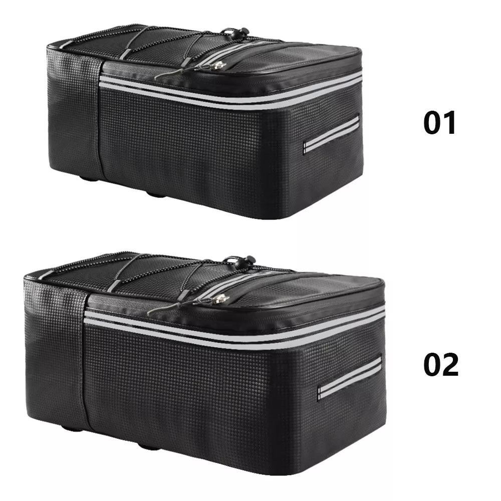 12L Touring Pannier with Rain Cover Travel Bag Durable Bicycle Rear Seat Bag  Bicycle