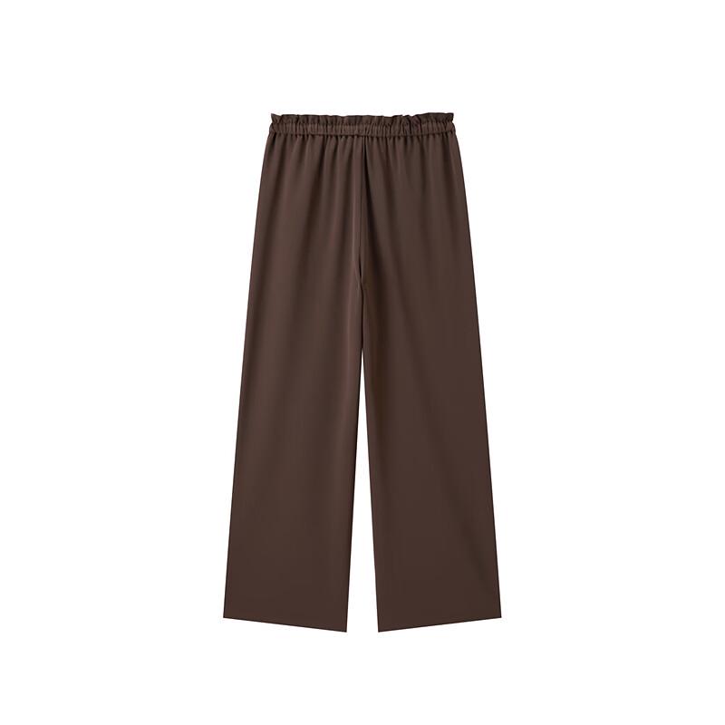 PEACEBIRD Women's Spring Drawstring Drape Casual Pants