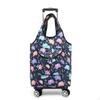 Foldable Shopping Cart Grocery Trolley Bag Rolling Tote Hand Pulled for Street