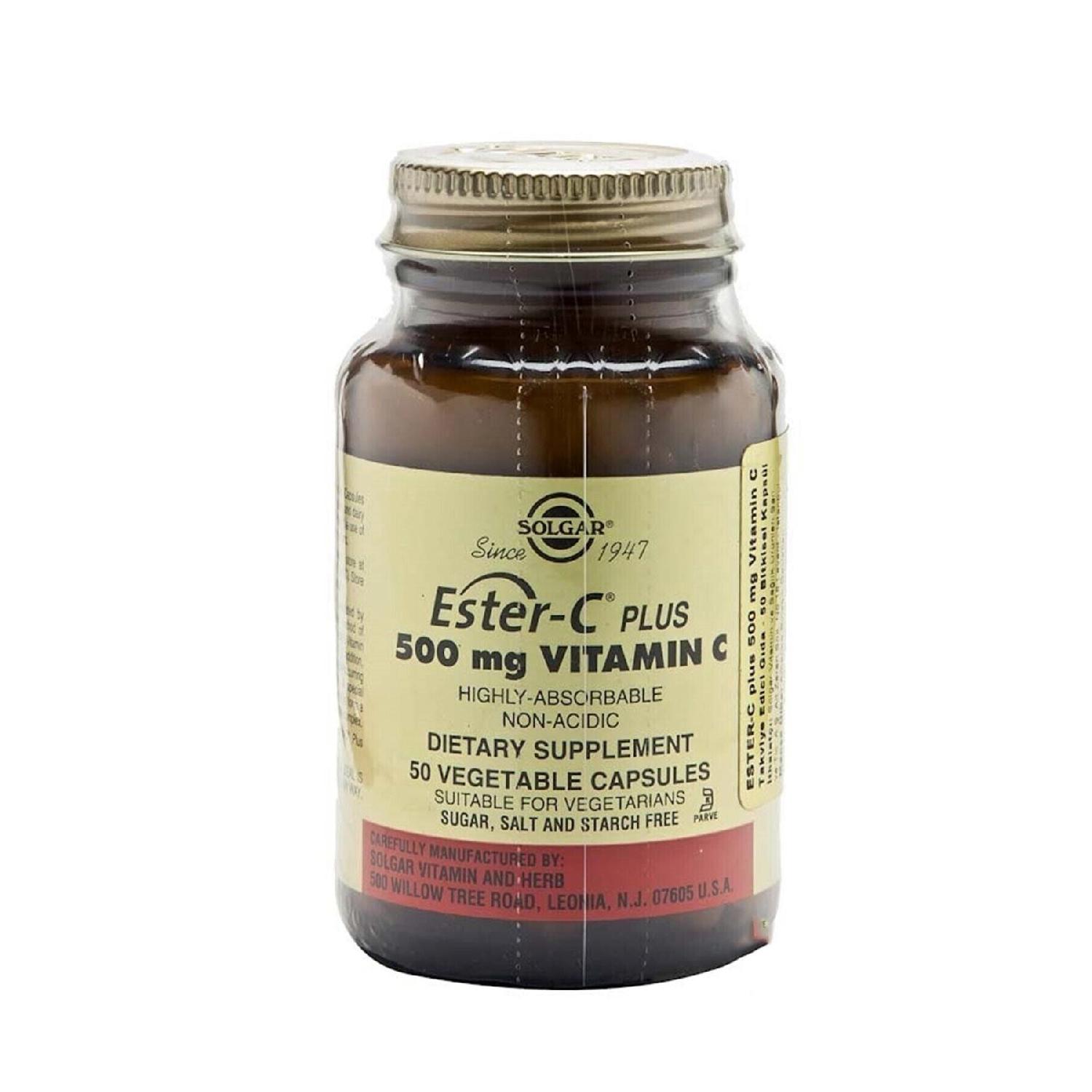 

Ester C Plus 500 Mg 50 Capsule 033984010383