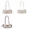 Pleated French Stick Handbag Plaid Cloth Underarm Bags Fashion Bow Shoulder Bag  Daily