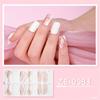 Nails Art Sticker with Nail File Waterproof Gels Nail Strips Nail Polish Sticker Nail Wraps Nails Art Decoration for Girl