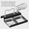 Electronics Repair Soldering Iron Rack Soldering Iron Holder with Heat Resistant Material for Electronics Enthusiasts