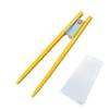 Hashi Zou-kun Snack Chopsticks Children 15cm Suitable Ages 2-9 that teach how hold Made Japan Dishwasher Safe Ambidextrous Tip Covers Included
