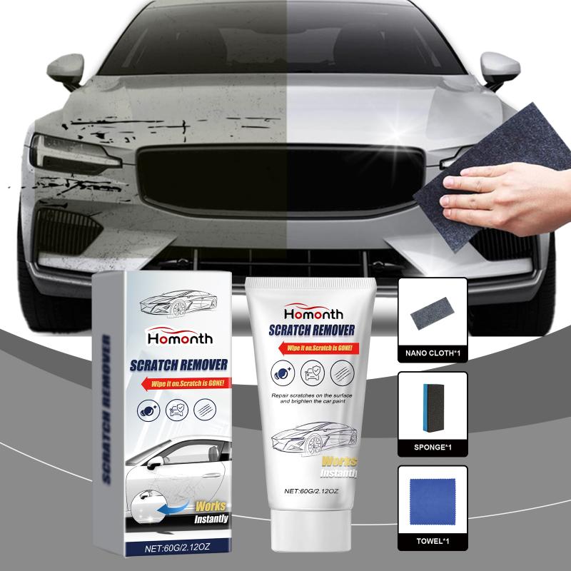 Nano Car Repair Magic Cloth and Polishing Paste Set Repair Surface Flaws and Improve Paint Finish Easily