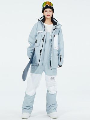 Unisex Ski Suit: Waterproof, Windproof Winter Set with Ski Pants for Outdoor Snowboarding