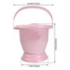 1pc Plastic Buckle Spittoon Household Bed Pan Night Urine Pot with Handle