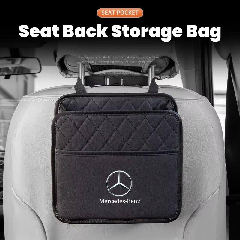 CRV1 Car Backseat Organizer Storage Bag Tissue Cup Holder For Mercedes benz E GLK CLS A W204 W213 W221 ML ABR Apple Tree Accessories
