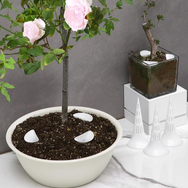 Plant Breathable Watering Device Home Conical Root Protection Tube Plastic Soil Aerator Tube Potted Flower Prevent Root Rot Tool