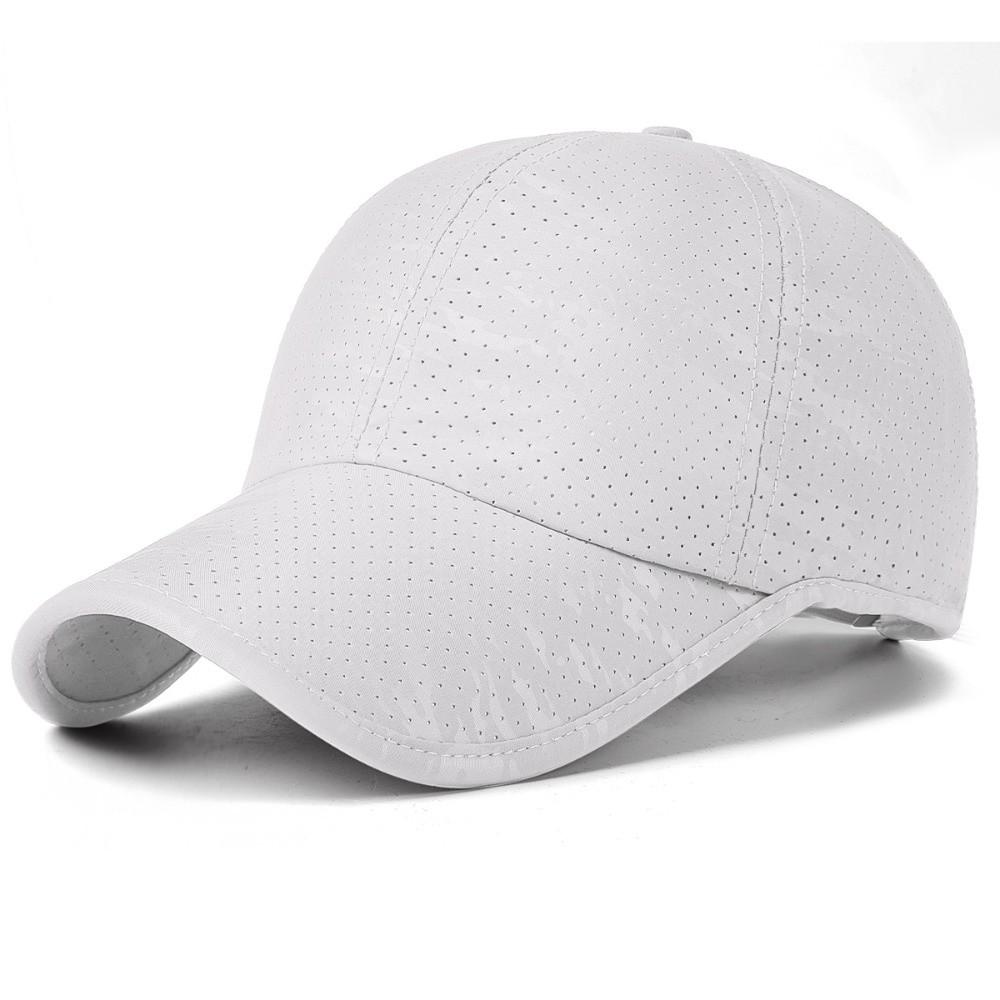 Breathable Perforated Summer Sun Hat Sun Protection Travel Sports Hat  For Women Men