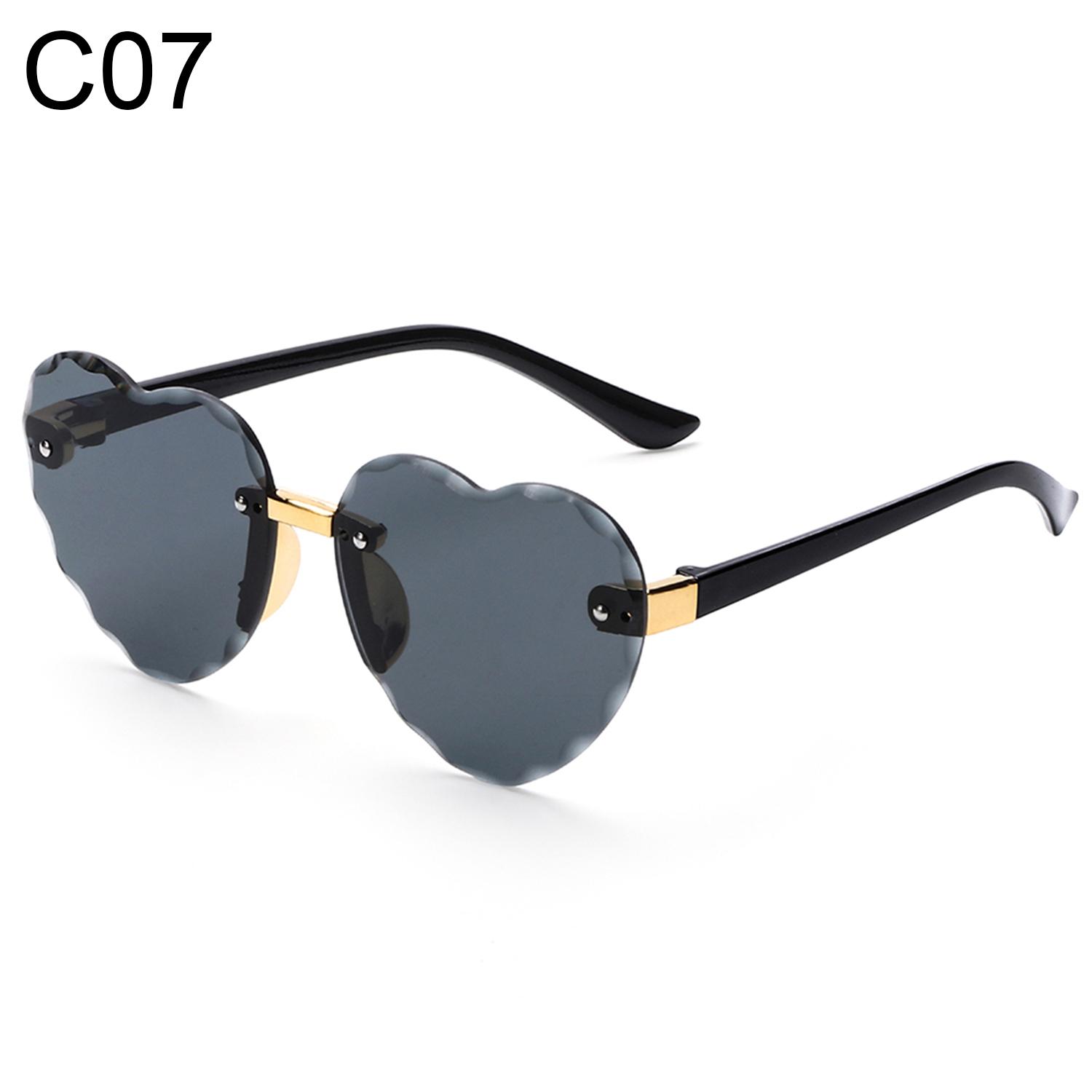 

Ocean Lenses Kids Sunglasses Heart-shaped Sun Glasses Boys Girls UV400 Fashion Gradient Designer Shades Children Eyewear