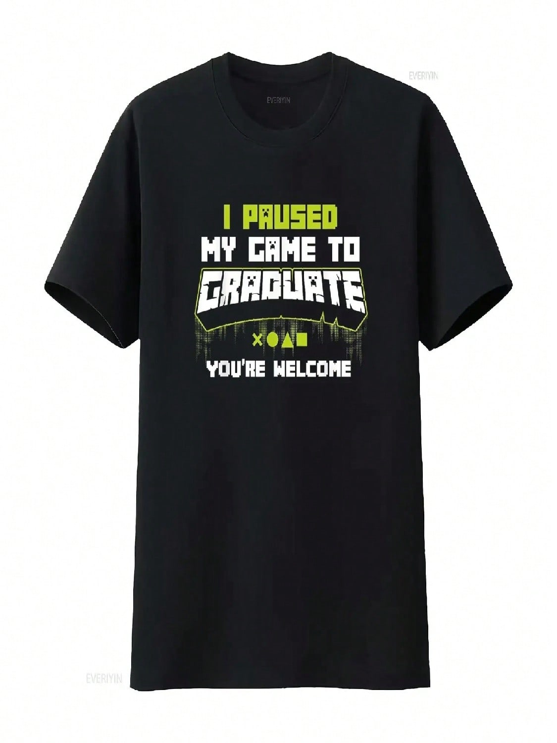 I Paused My Game To Graduate Graduation Grad Gaming Gamer T Shirt Vintage Washed Comfortable Unisex Soft Casual Fashion Stylish S разноцветный