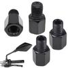 Motorcycle Mirror Conversion Adapter 4pcs Bike Mirror Adapter Screw Conversion Adapter M8/M10 Height Adjustment