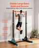 VEVOR Pull Up Bar, 150kg Capacity Portable Pullup Bar Station, Pullup Bars Free Standing with H-Frame Structure & Heavy-Duty Steel Tube