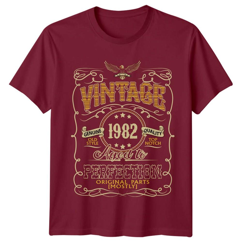 Vintage 1982 Aged To Perfection Unisexs TShirt 44th Birthday Gift