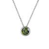 eManco Elegant Titanium Steel Diamond Clavicle Necklace for Women - Versatile, Non-Fading, Stainless Steel Pendant.