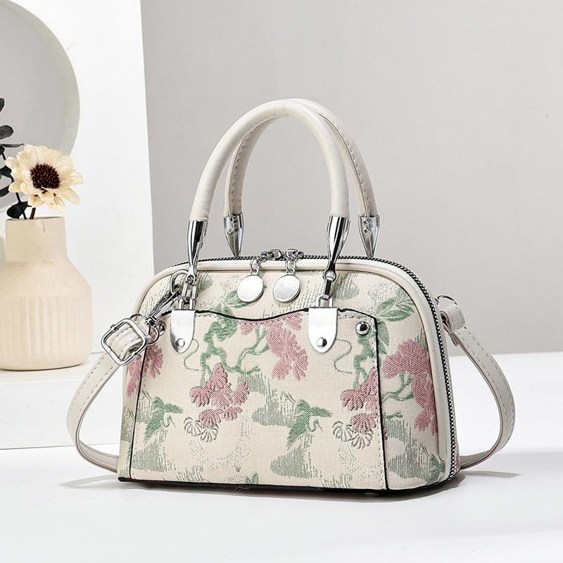 Chic Urban Minimalist Tote Bag With Floral Design For Daily Use Perfect For Women
