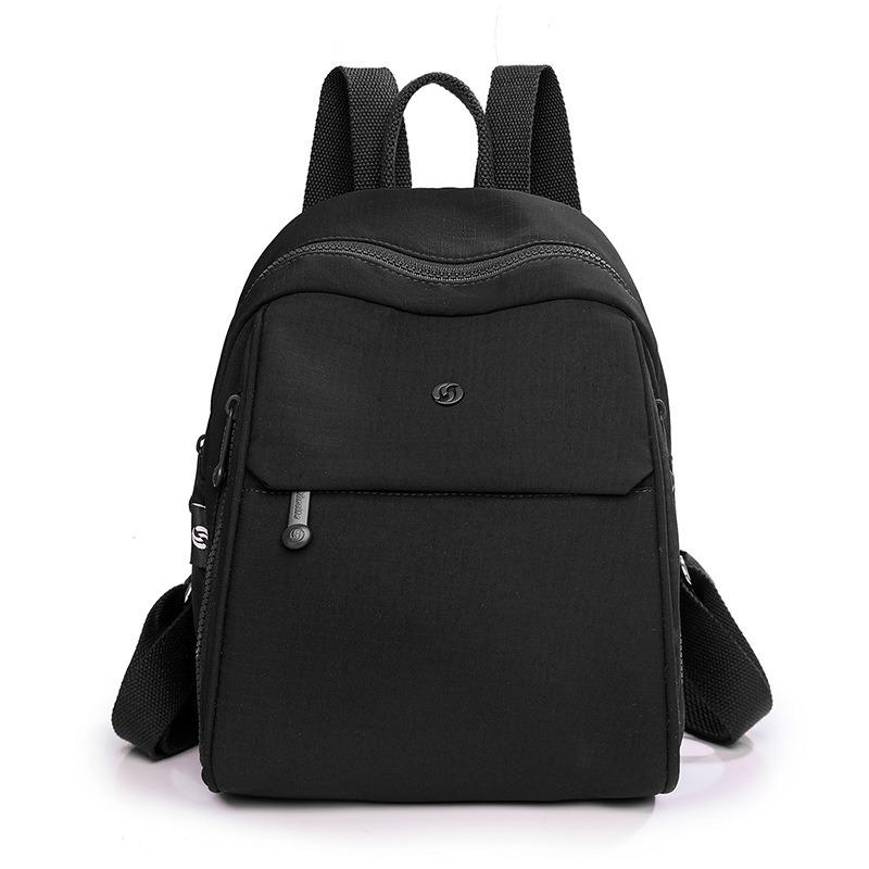 New Simple Small Backpack Going Out Leisure Women's Bag Nylon Cloth Large Capacity Lightweight Anti-splashing Women's Backpack