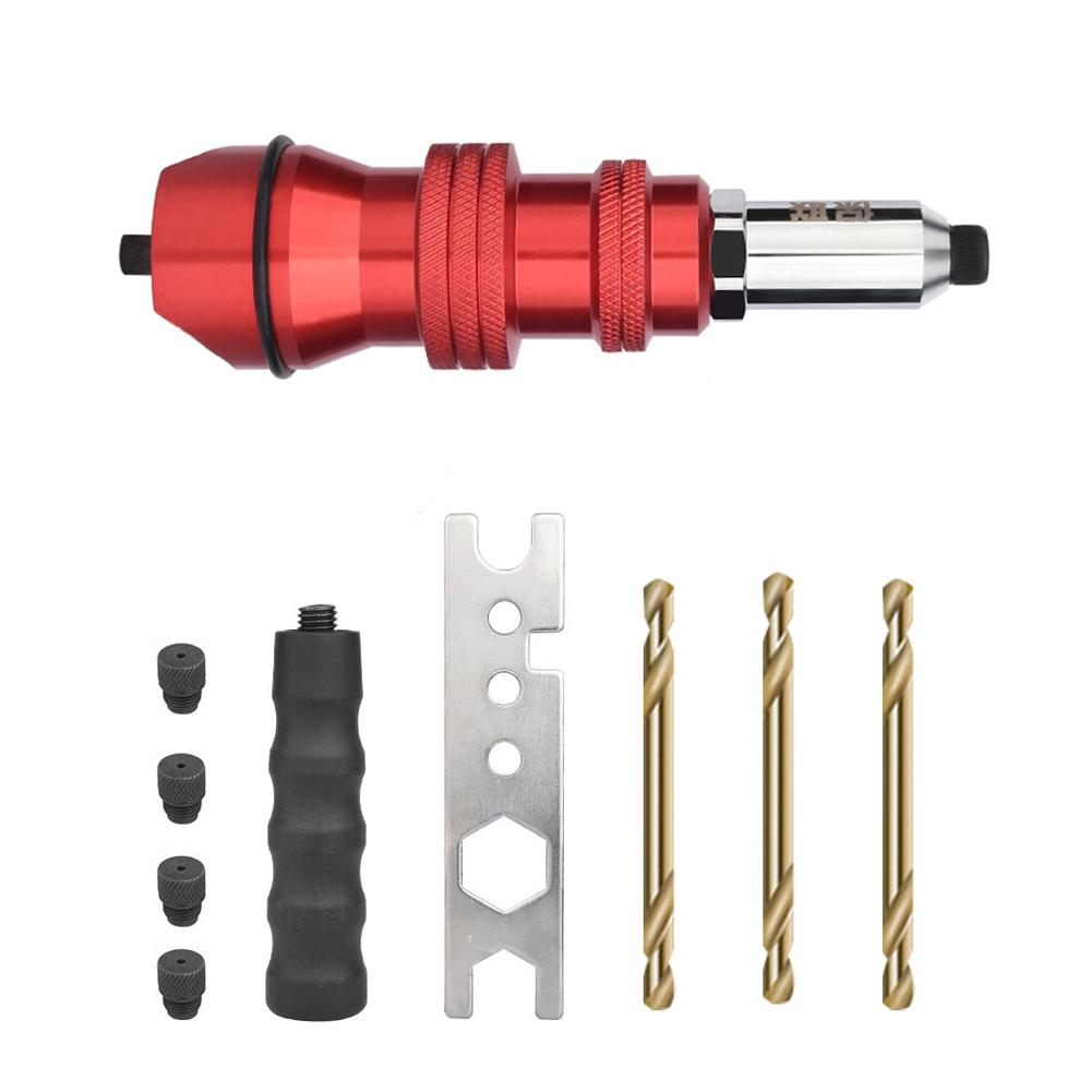 

Адаптер для электрозаклепок из алюминиевого сплава, комплект деталей для заклепочной машины, электрическая заклепочная машина