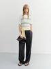 Deonseuteu Unisex Chunky Striped Knit Vest_Udsw6B130_Soft Blue