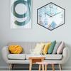 Clock Wall Clock Living Room Modern Simple and Atmospheric Home Quartz Clock Creative Silent Hexagonal Clock Wall Watch
