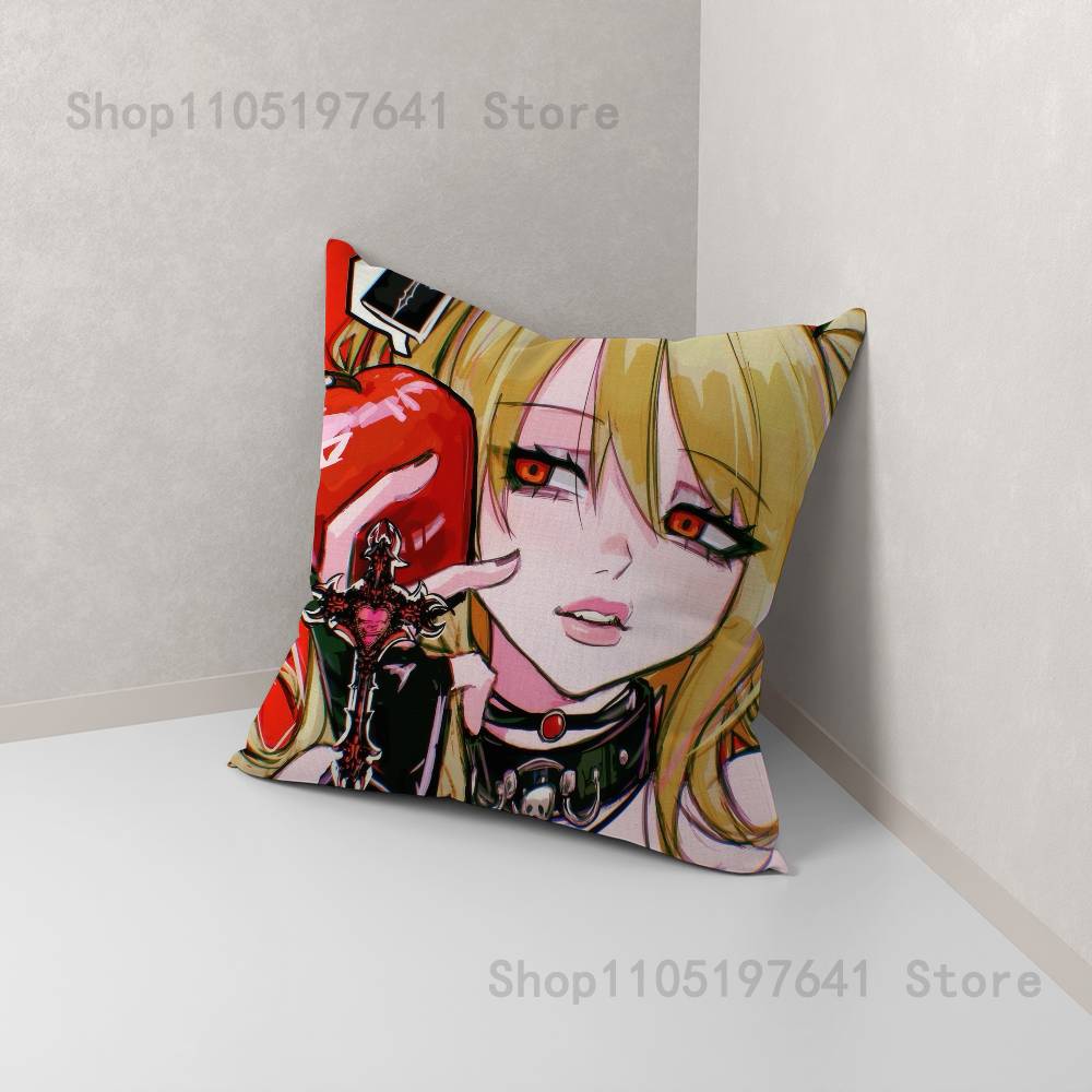 Misa D-Death N-Note Pillow Case For Sofa Decor Car Office Room Printing Cushion Cover Decorations and Protector