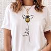 Save The Bees Shirt Beekeeper Gift Wildflower Shirt Bee Lover Shirt Nature Lover Shirt Let It Bee Harajuku Short Sleeve Casual