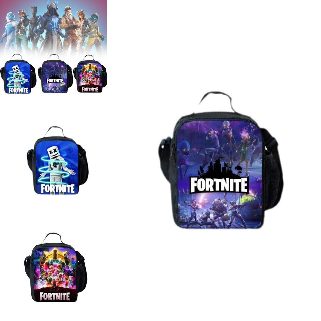 Fortnite Stylish 3d Digital Printed Lunch Bag For Men Ideal For Casual Travel