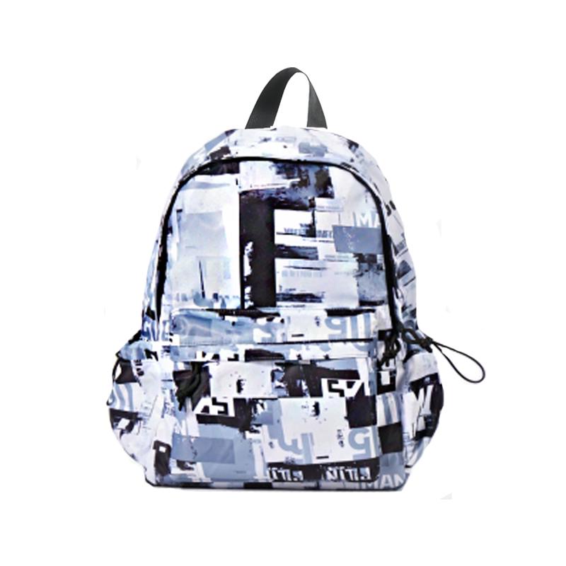 Mochila Escolar para Portátil Negra Impermeable Mochila para Libros, Mochilas Casuales Ligeras de Viaje Trabajo para Hombre Mujer Universidad Adolescentes